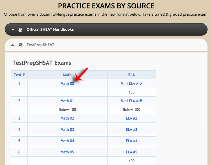 Practice Exams2 – SAT, SHSAT & BCA Test Prep